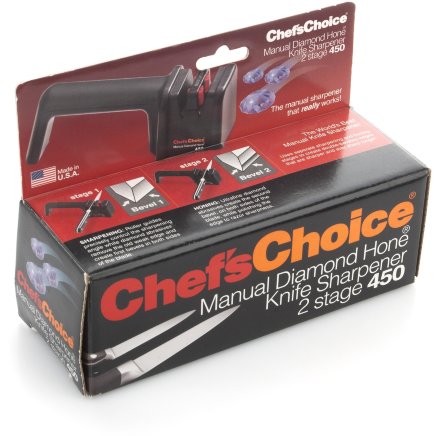 Точилка Chef’s Choice  CC450 черная механическая двухуровневая