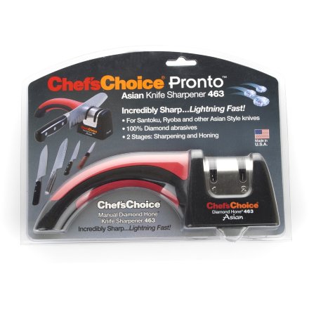 Точилка Chef’s Choice  CC463 механическая для азиатских и серрейторных ножей c углом заточки 15 градусов красная