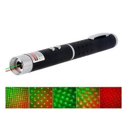 Лазерная указка Lazer Pointer зеленый-красный 500 мВт, e33258