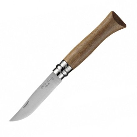 Нож Opinel №6, нержавеющая сталь, ореховая рукоять в картонной коробке 002025