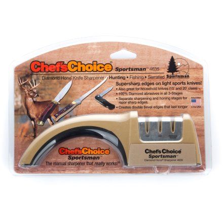 Точилка Chef’s Choice  CC4635 механическая  для охотничьих и спортивных ножей c углом заточки 15 и 20 градусов