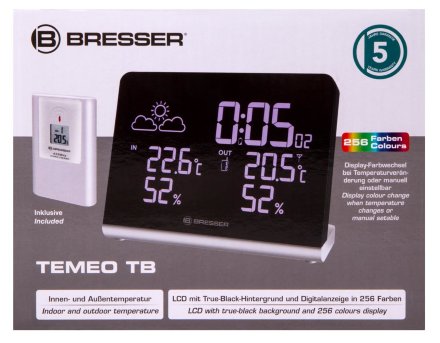Метеостанция Bresser Temeo TB с радиоуправлением, LH73273