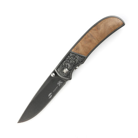 Нож Stinger FK-S055B , 71 мм, коричневый