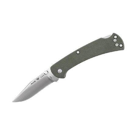 Нож складной Buck 112 Slim Pro зеленый, микарта, 0112ODS6
