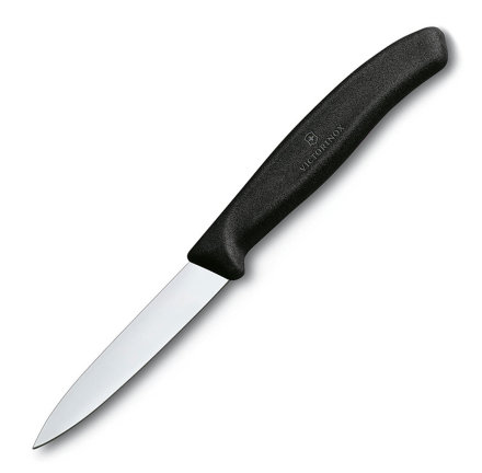 Нож Victorinox для овощей, лезвие 8 см, черный 6.7603