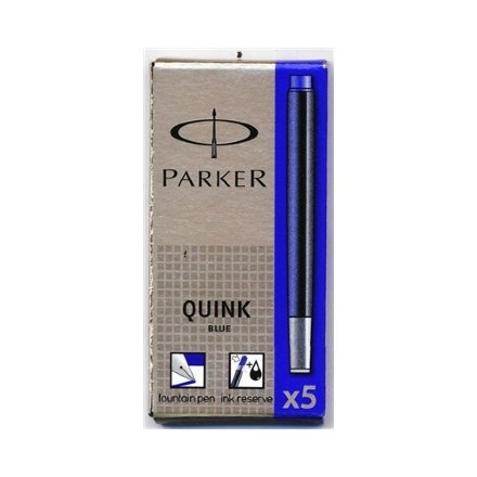 Чернила Parker картридж синий, 5 шт в упаковке, S0116240