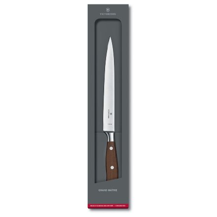 Нож кухонный Victorinox Grand Maitre кованый филейный 200 мм дерево подарочная коробка 7.7210.20G