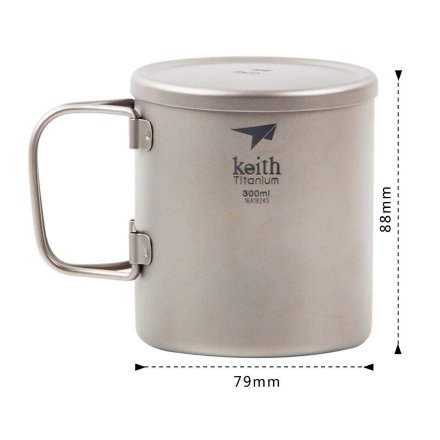 Термокружка Keith Ultralight Mug Titan 300ml Ti3352, 114182