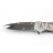 Нож складной Stinger FK-S071S , 82,5 мм серебристый, рукоять: сталь серебристый, картонная коробка