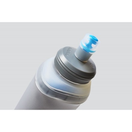 Мягкая бутылка для воды с трубкой с термоизоляцией HydraPak Ultraflask IT 0,5л серая (AH182)