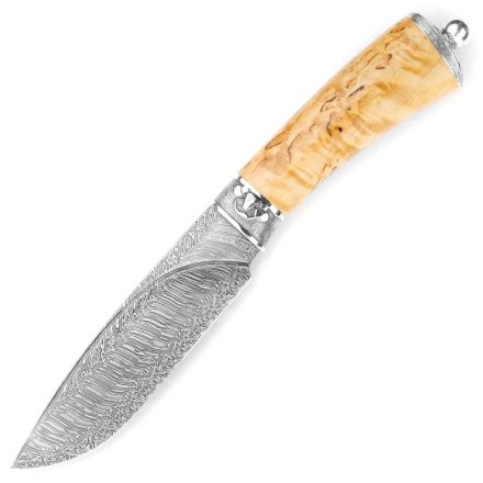 Нож Северная Корона Грибной  карельская береза, mushroom-karelian-birch