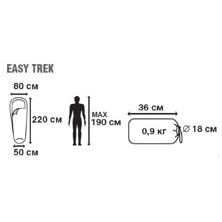 Спальный мешок Trek Planet Easy Trek R, 4607170974023