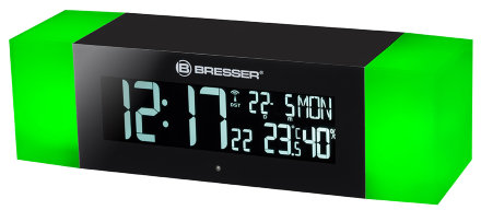 Радио с будильником и термометром Bresser MyTime Sunrise Bluetooth черное, LH74663