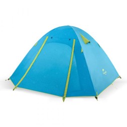 Палатка Naturehike 210T65D  NH18Z033-P трехместная голубой, 6927595729632