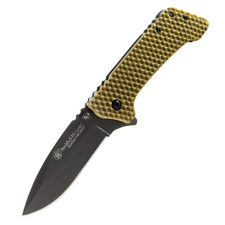 Нож складной Smith &amp; Wesson Extreme Ops Large Brown Honeycomb CKG21BR