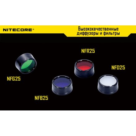 Фильтр Nitecore NFG25 зеленый d25мм