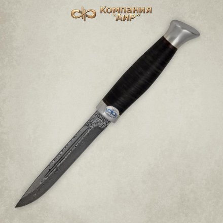 Нож АиР Финка-3 рукоять кожа, алюминий, клинок ZD-0803, AIR8261