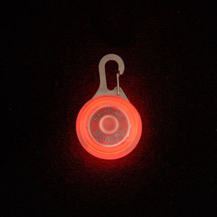 Светящийся брелок с карабином Nite Ize SpotLit красный, SLG-06-10