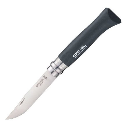 Нож Opinel №8 Trekking, нержавеющая сталь, серый, блистер, 001982