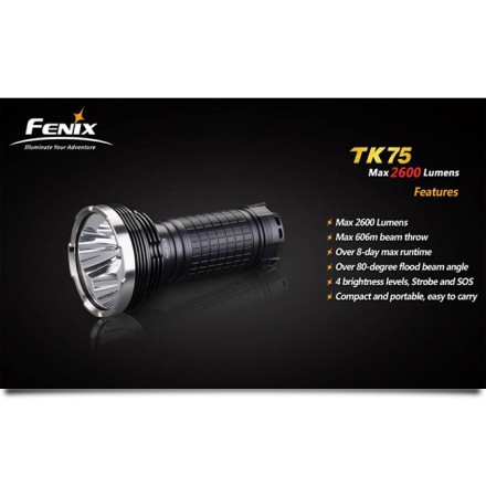 Фонарь Fenix TK75 3xCree XM-L (U2) LED, TK75U2