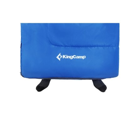 Спальный мешок KingCamp Oasis 300 -13с 190+30x80 синий левый 3155, 113030