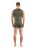 Комплект мужского термобелья Lasting, зеленый - футболка Achile и шорты Adam, Achile6262SM_ADAM6262SM