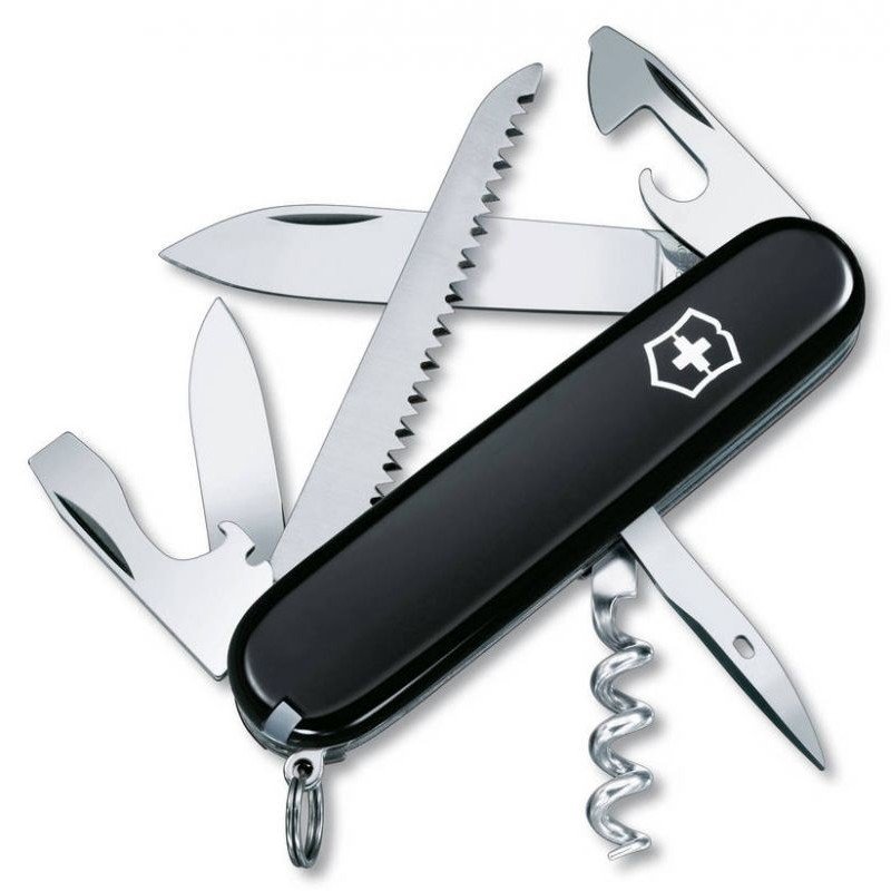 Нож складной Victorinox Camper 1.3613.3R 91мм 13 функций черный картонная коробка