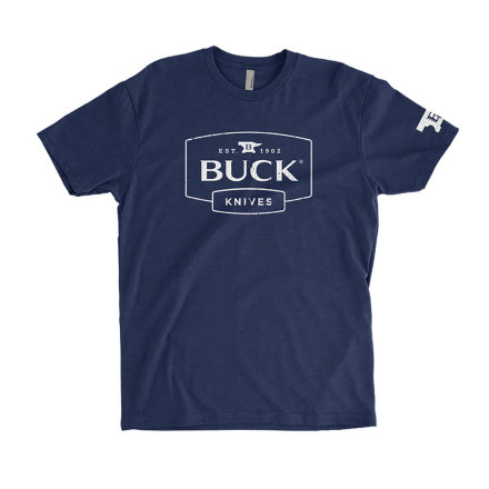 Футболка Buck Mens Navy Tee синяя L 13088L