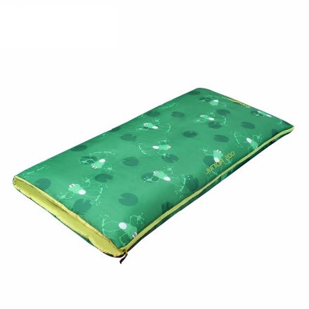 Спальный мешок KingCamp Junior 200 +4°с 3130 зеленый правый, 6951157493235