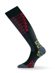 Носки Lasting SUB 913, acryl+polyamide, черный с красной вставкой, размер L, SUB913-L