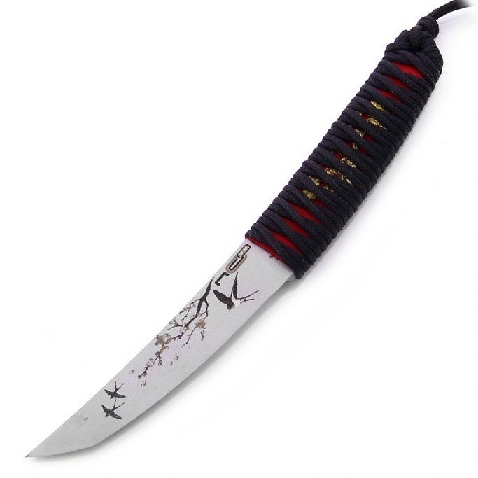 Нож N.C.Custom Haruko bead blast AUS-8