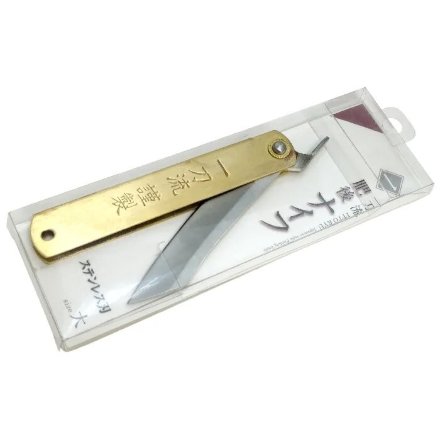 Нож складной Хигоноками Itto Ryu латунь 75мм (HKC-18467)