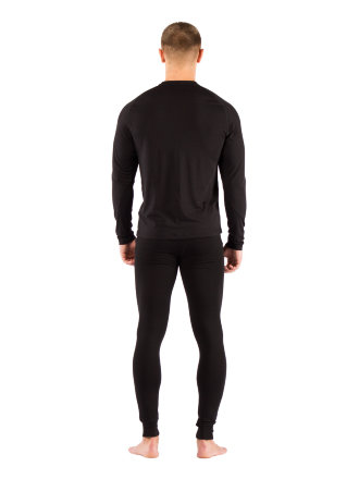 Комплект мужского термобелья Lasting, черный - футболка Atar и штаны Atok M, Atar9090M_Atok9090M