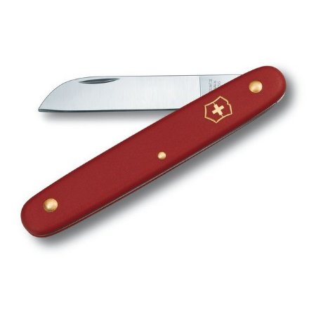 Нож складной Victorinox EcoLine Floral 3.9050.B1 100мм красный блистер