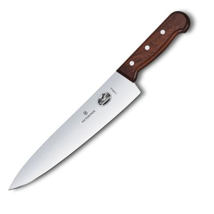 Нож кухонный Victorinox Rosewood стальной разделочный 250 мм коричневый подарочная коробка 5.2000.25G