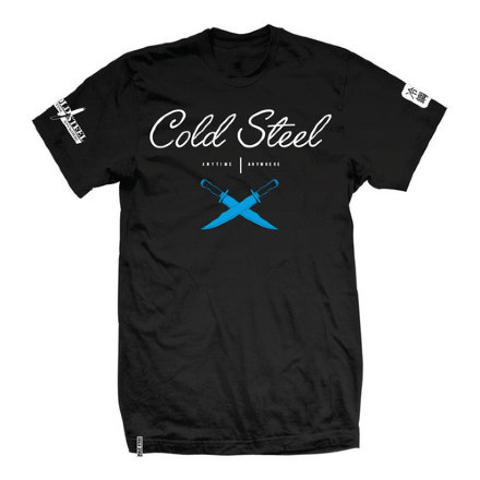 Футболка Cold Steel Cursive Black Tee Shirt L TJ3