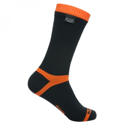 Водонепроницаемые носки DexShell Hytherm Pro черный/оранжевый XL (47-49)