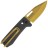 Нож SOG Ultra XR Carbon+Gold золотистый клинок (12-63-02-57)
