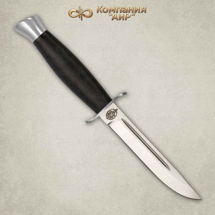 Нож АиР Финка-2 рукоять граб, клинок 95х18, AIRF0000001019