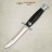 Нож АиР Финка-2 рукоять граб, клинок 95х18, AIRF0000001019