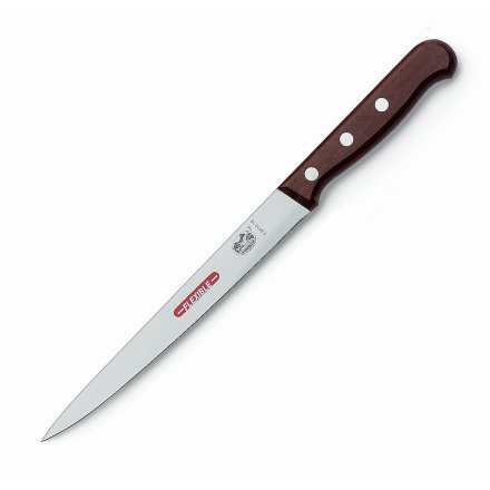 Нож Victorinox филейный рыбный, лезвие 18 см, дерево 5.3810.18