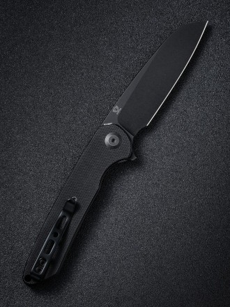 Уценённый товар Складной нож SENCUT Kyril 9Cr18MoV Steel Black Stonewashed Handle G10 Black (витрин.образец)