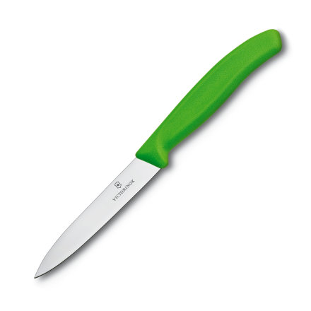 Нож Victorinox для резки и чистки зелёный, лезвие 10 см (6.7706.L114)