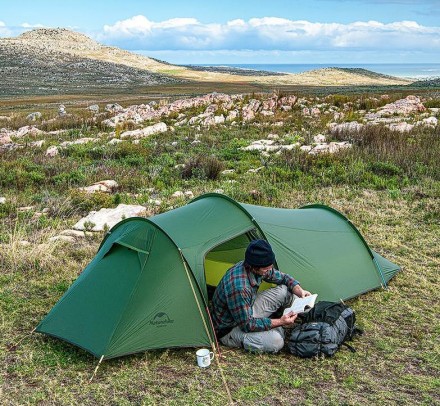 Палатка двухместная Naturehike Opalus NH20ZP001,зеленая, 6927595748961