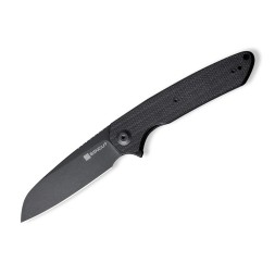 Уцененный товар Складной нож SENCUT Kyril 9Cr18MoV Steel Black Stonewashed Handle Black Micarta (витринный образец)