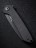 Уцененный товар Складной нож SENCUT Kyril 9Cr18MoV Steel Black Stonewashed Handle Black Micarta(витрин.образец)