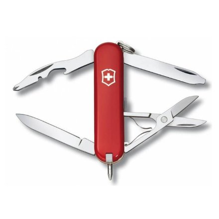 Нож складной Victorinox Manager 0.6365-033 58мм 10 функций красный подарочная коробка