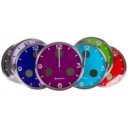 Часы настенные Bresser MyTime io NX Thermo/Hygro 30 см зеленые, 76461