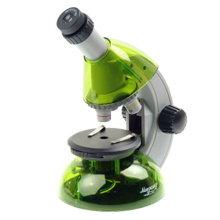 Микроскоп Микромед «Атом» 40–640x лайм, 75582
