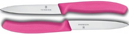 Нож Victorinox для резки и чистки розовый, лезвие 10 см (6.7706.L115)
